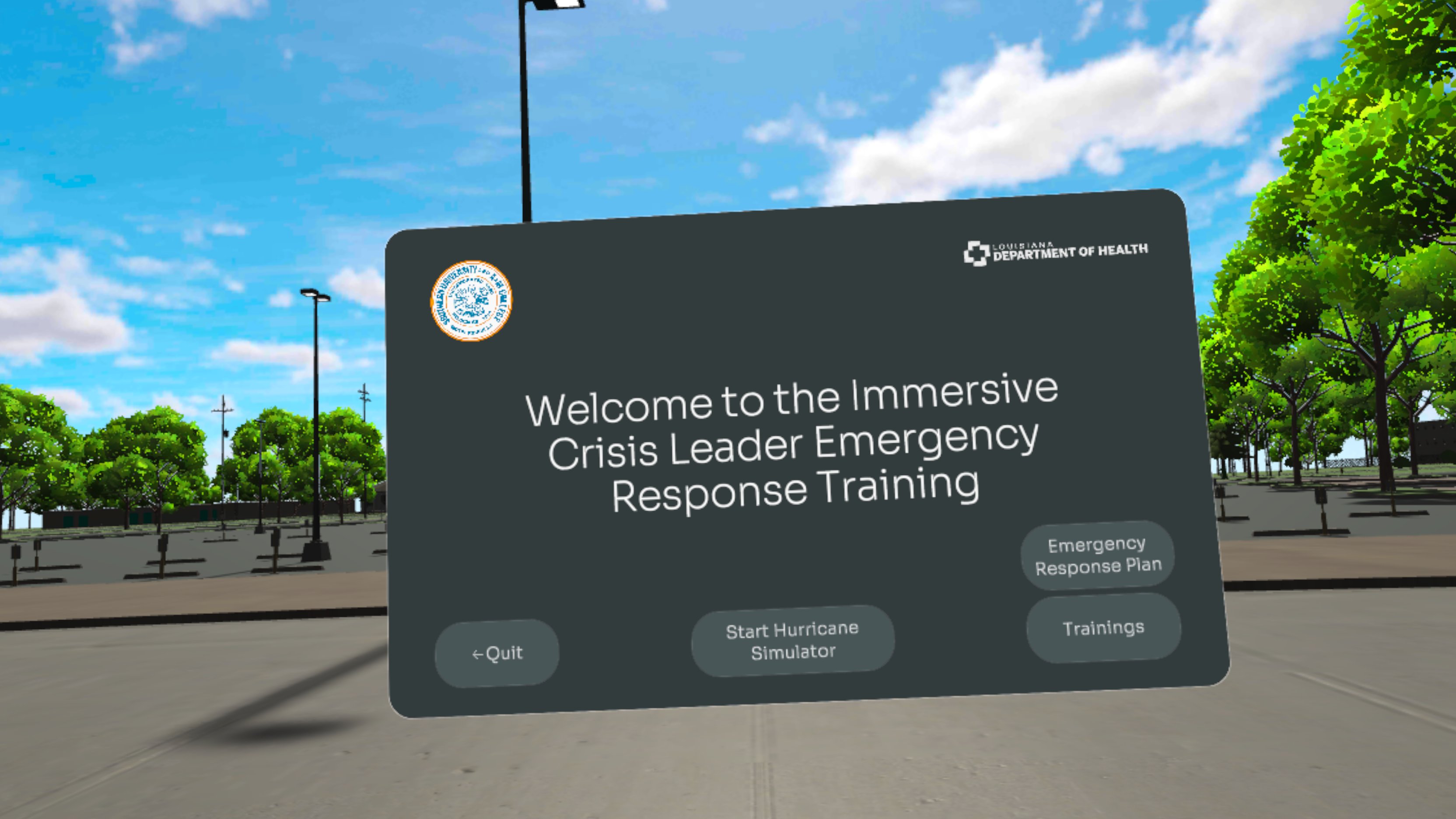 Immersive crisis-management simulation project preview